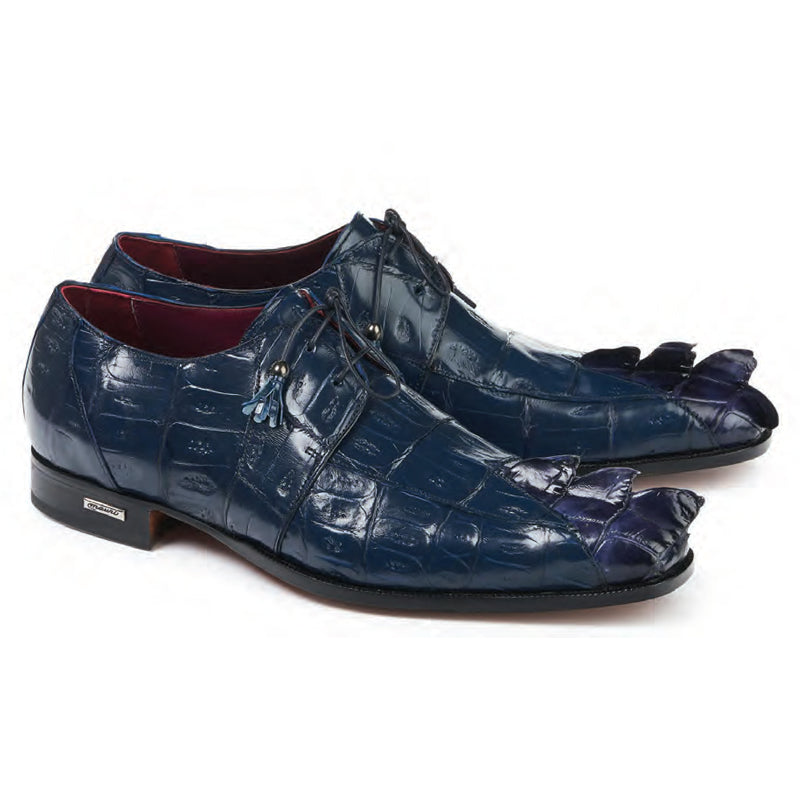 Mauri 4910 Predator Hornback & Crocodile Shoes Wonder Blue | MensDesignerShoe.com Mauri 4910 Predator Hornback & Crocodile Shoes Wonder Blue | MensDesignerShoe.com