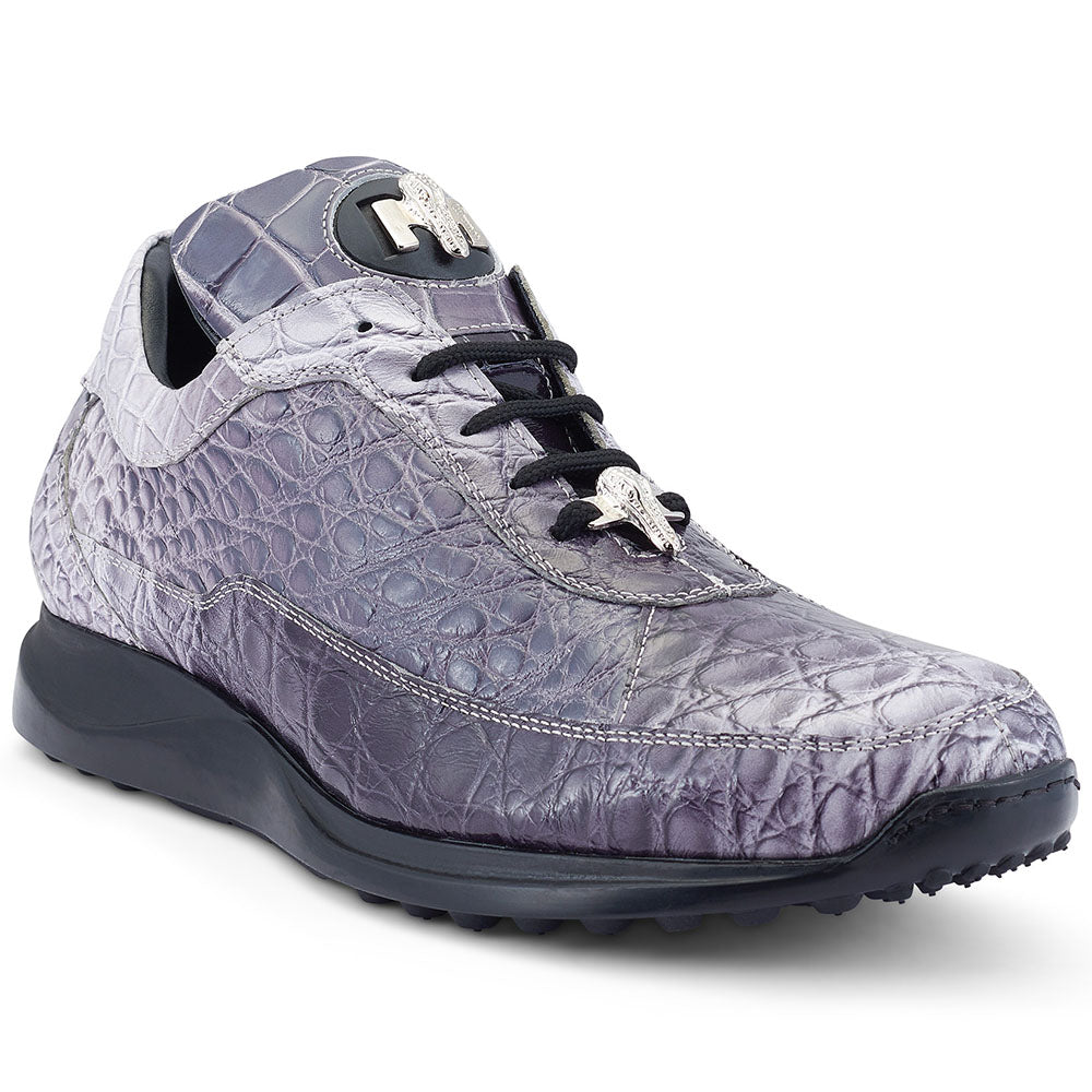 mauri Mauri 8900/2 Alligator Sneakers Multi Grey | MensDesignerShoe.com