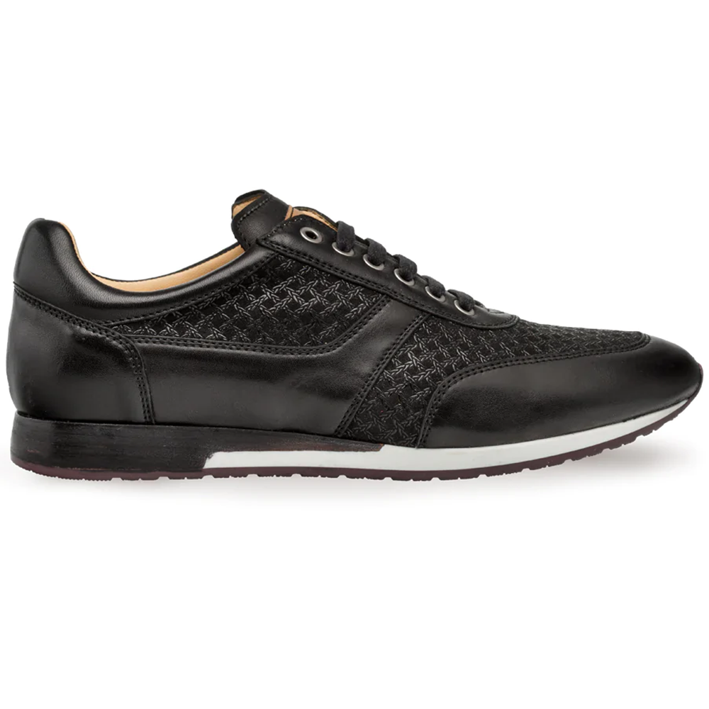 Mezlan Maxim Calfskin Sneakers Black