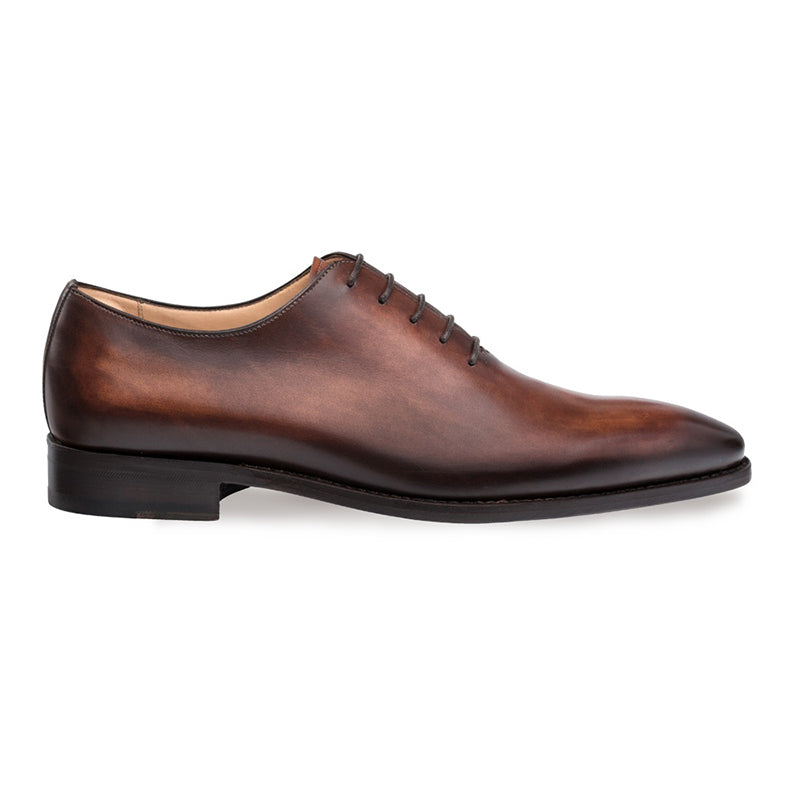 Mezlan Pamplona Whole Cut Shoes Cognac
