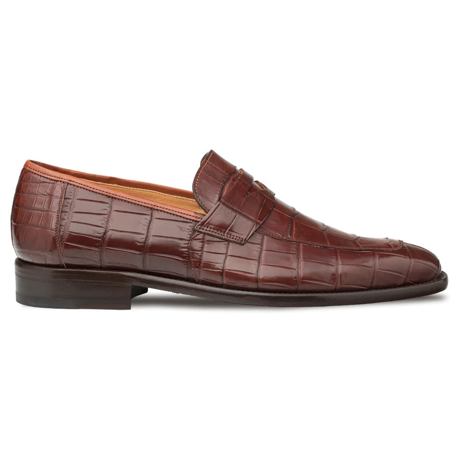 Mezlan Piccolo Alligator Penny Loafer Sport