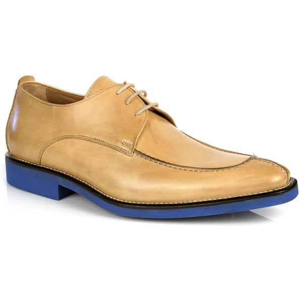 Michael Toschi Berta Split Toe Shoes Natural / Blue Sole  display picture 2