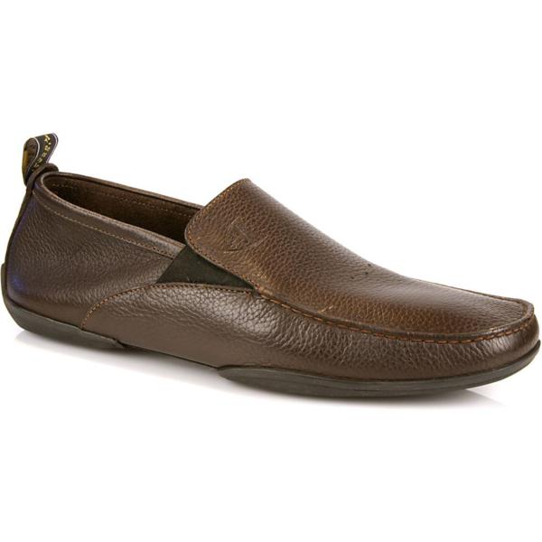 Michael Toschi Onda Driving Shoes Chocolate Pebble Grain