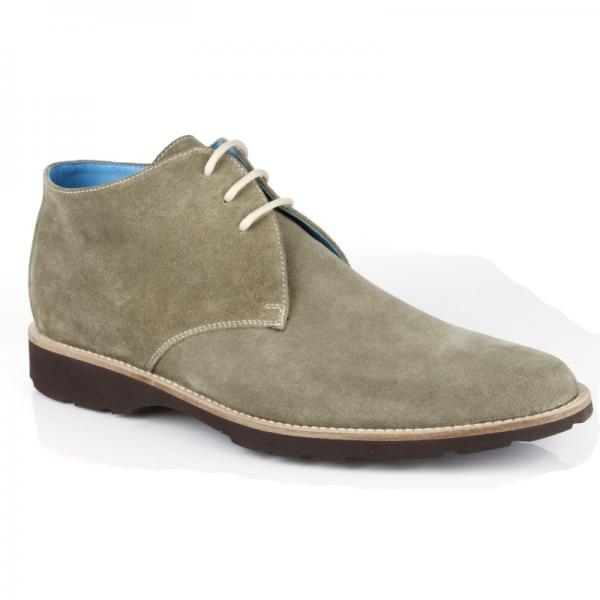 Michael Toschi SL800 Chocolate Suede Chukka Boots Men Sz 8 Retail $595 SL800 Chocolate Suede Orange   main image 4