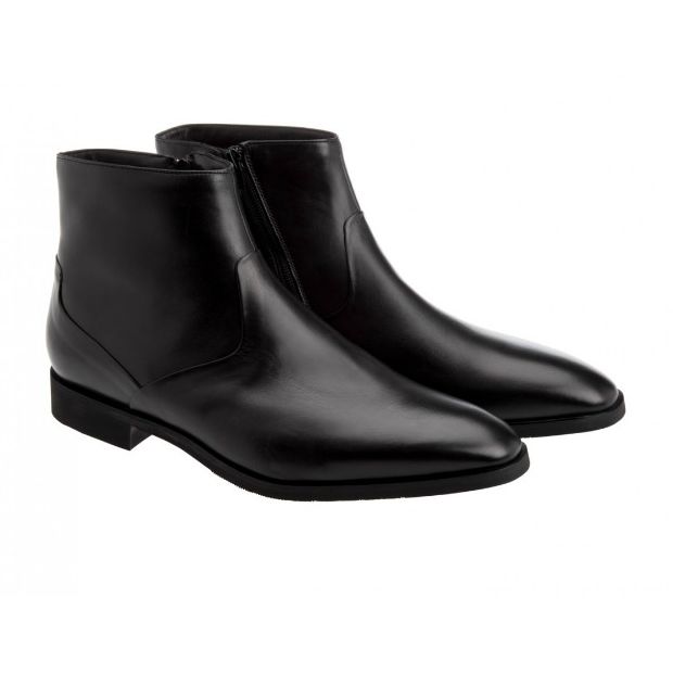 Moreschi 041767B Side Zipper Boots Black