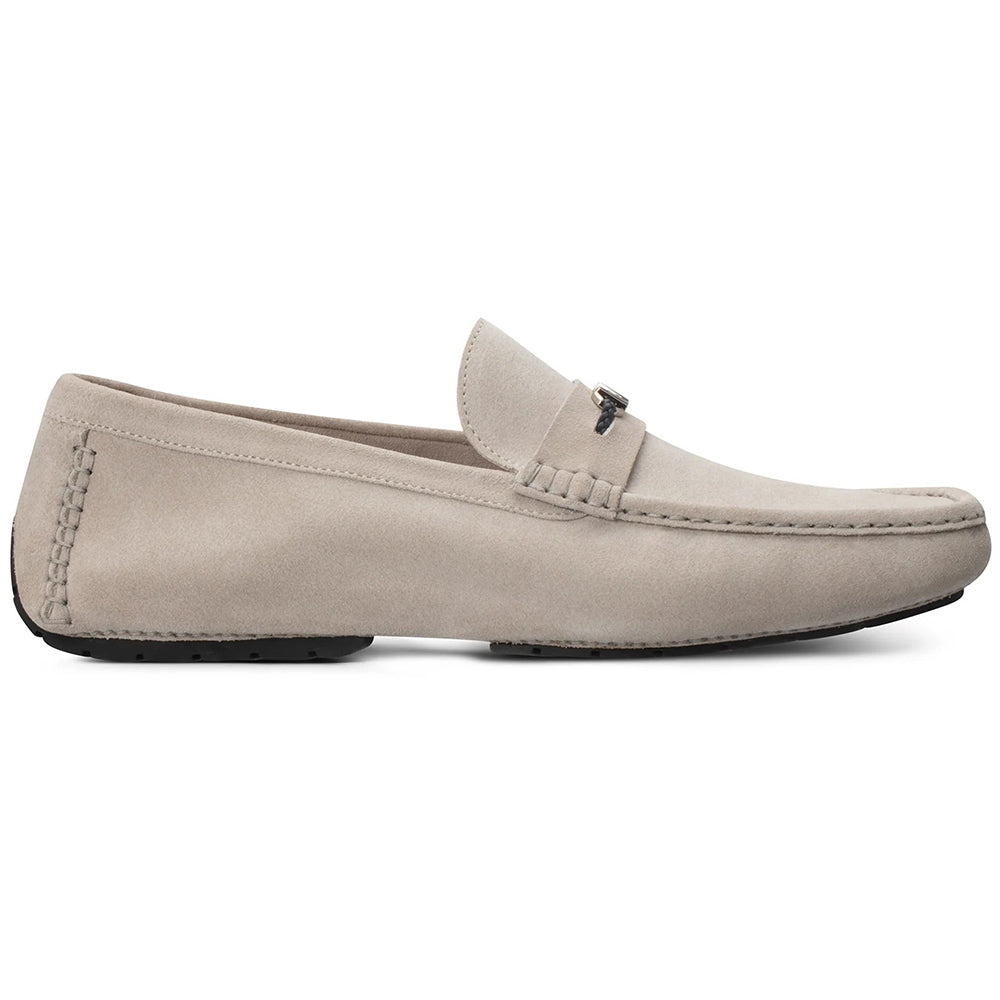 Moreschi Suede Drivers White