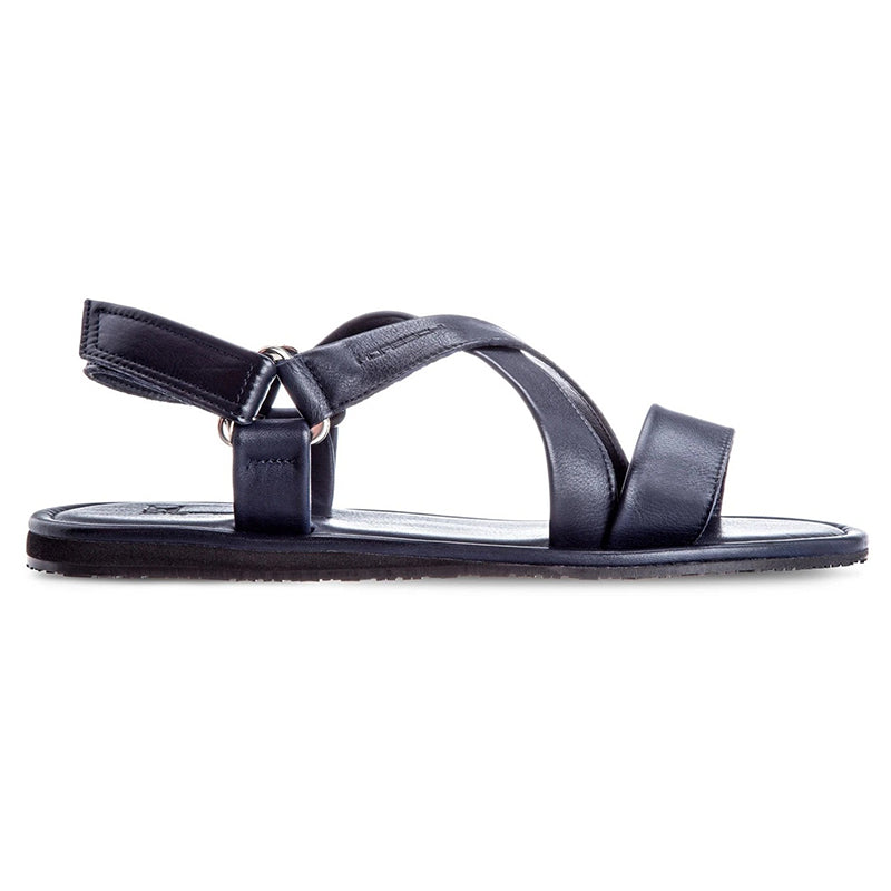 Moreschi Freeport Calfskin Sandals Navy