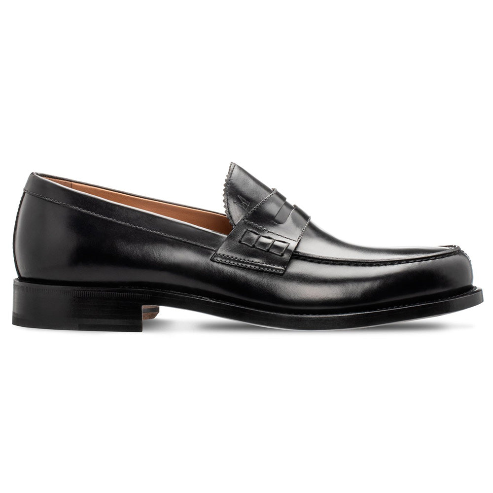 Moreschi Norwich Slip-on Penny Loafers Black