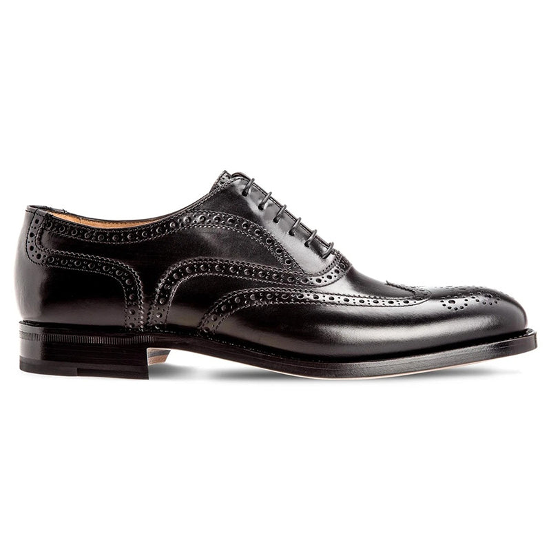 Moreschi Windsor Goodyear Welted Wingtip Brogues Black
