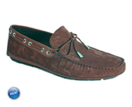 Moreschi Tips Driving Shoe Chocolate Suede