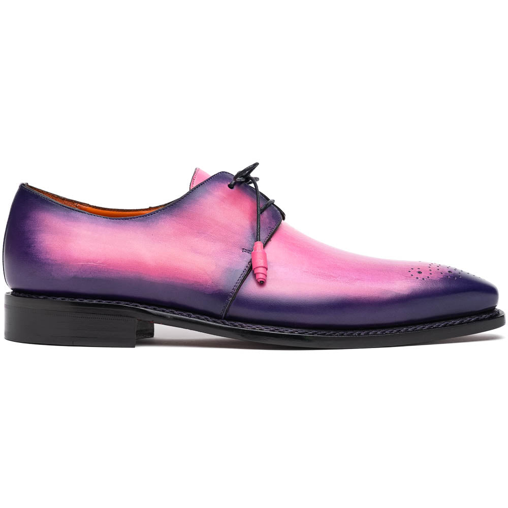 Mezlan Principe Patina Leather Derby Pink (Exclusive)