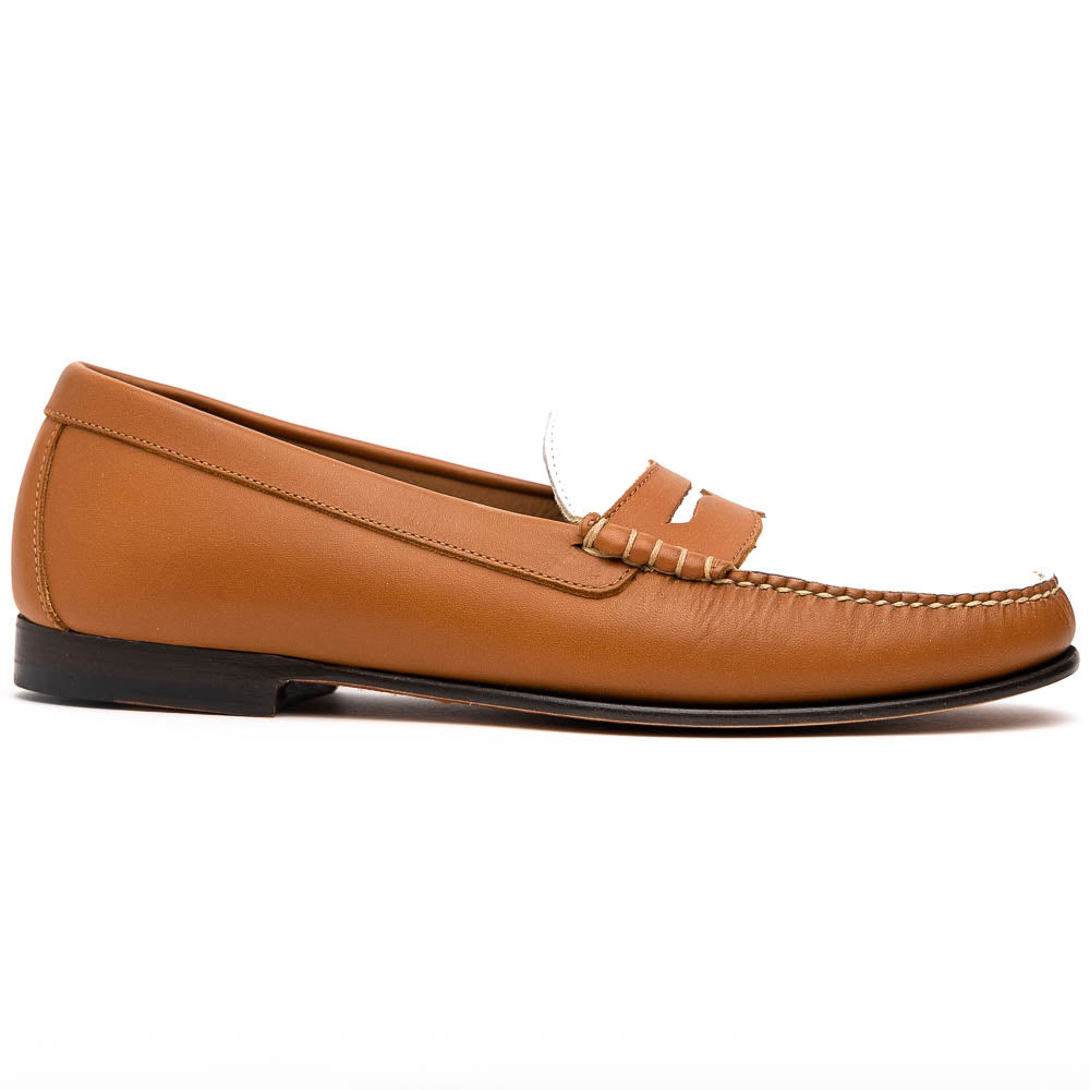 TB Phelps The Shag Loafers Walnut / White