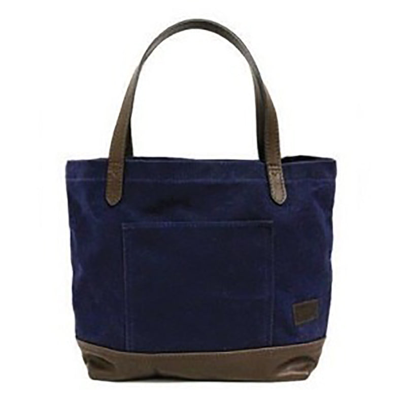 TB Phelps Guilford Waxed Canvas Tote Bag Navy