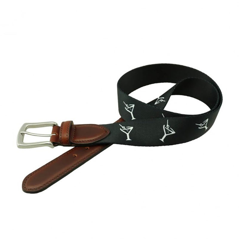 TB Phelps Hampton Web Tab Belt Cocktail Navy