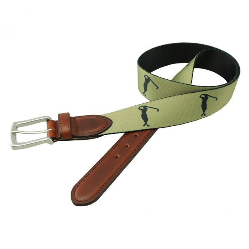 TB Phelps Hampton Web Tab Belt Golfer