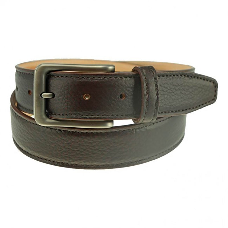TB Phelps Kent Deerskin Belt Chestnut