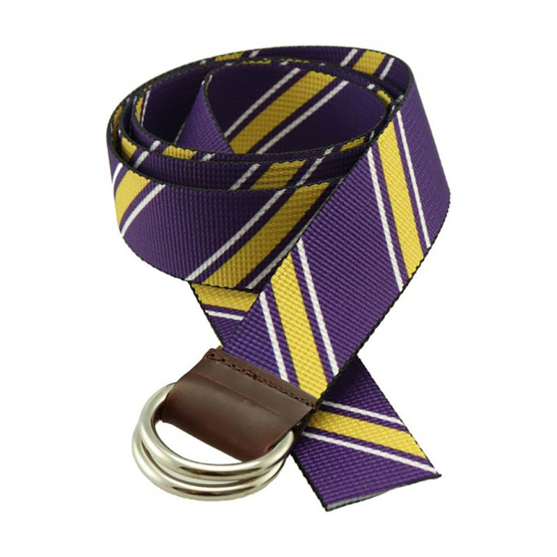 TB Phelps Largo D-Ring Web Belt Repp Stripe 408GDPU