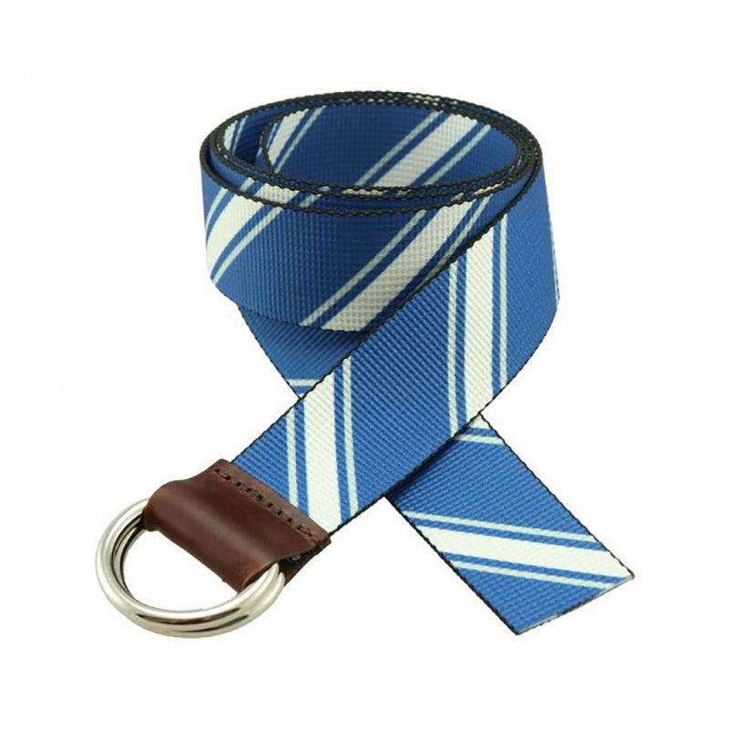 TB Phelps Largo D-Ring Web Belt Repp Stripe 408WHNA