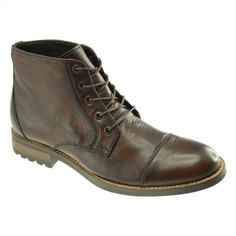 TB Phelps Mansfield Deerskin Boots Mahogany