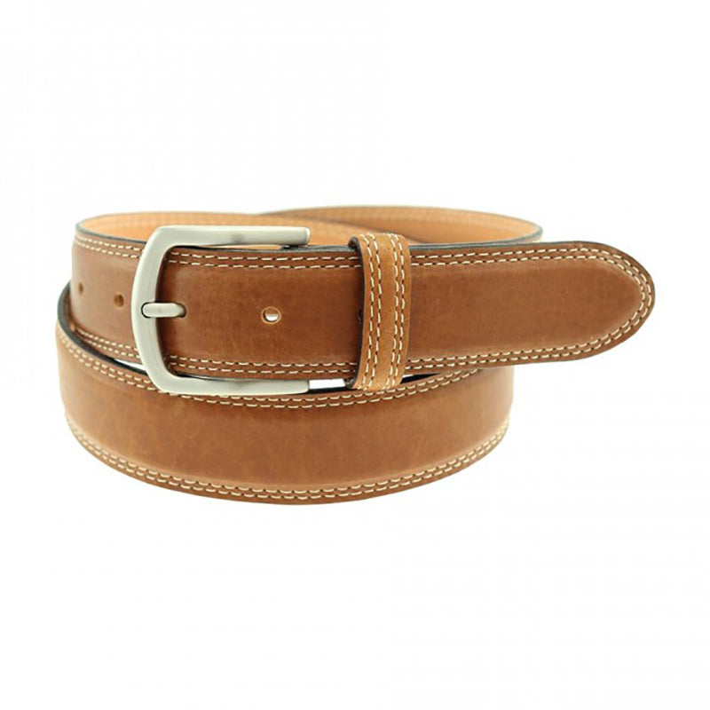 TB Phelps Raleigh Bison Belt Trapper Tan