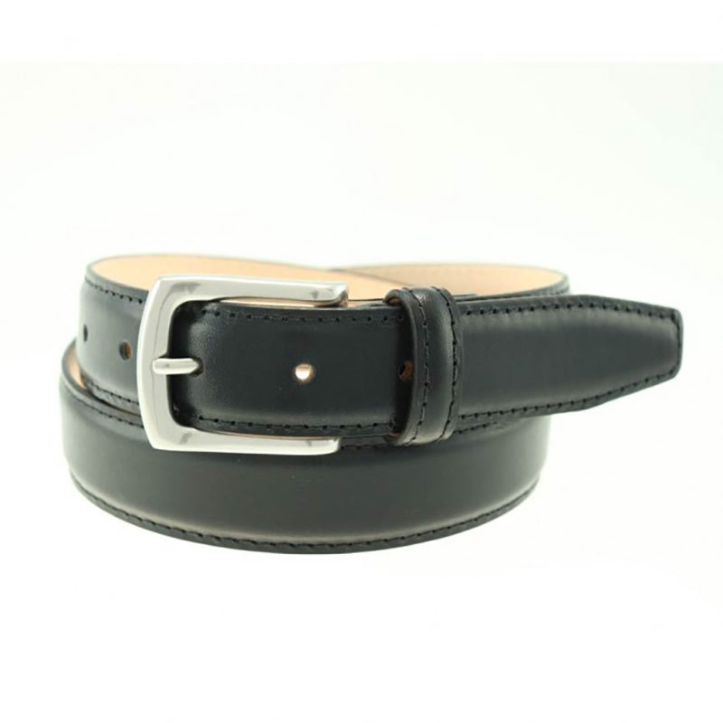 TB Phelps Torrence Calfskin Belt Black