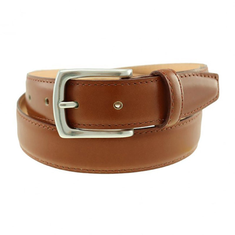 TB Phelps Torrence Calfskin Belt Tan