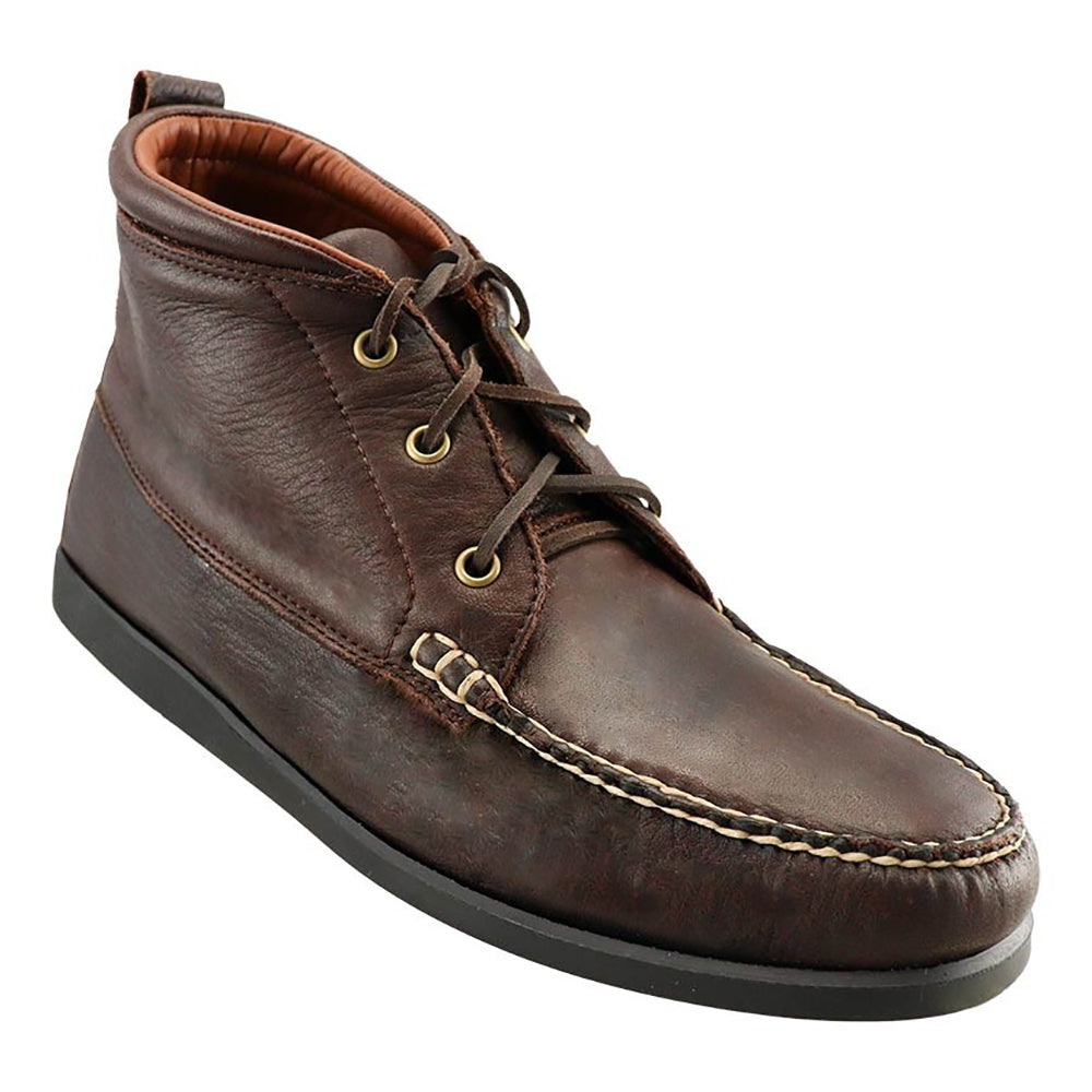 TB Phelps Weekender Elkskin Chukka Boots Mahogany