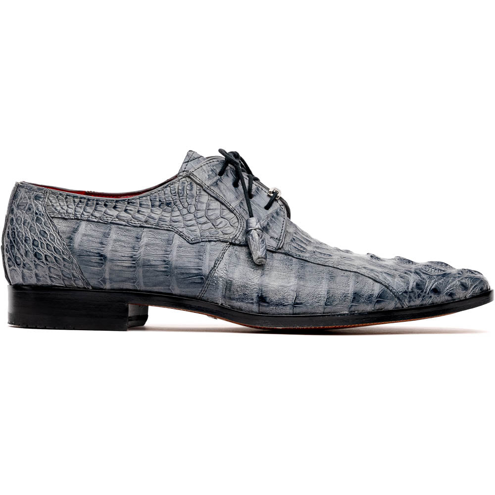 Marco Di Milano Tulum Caiman Crocodile Derby Grey