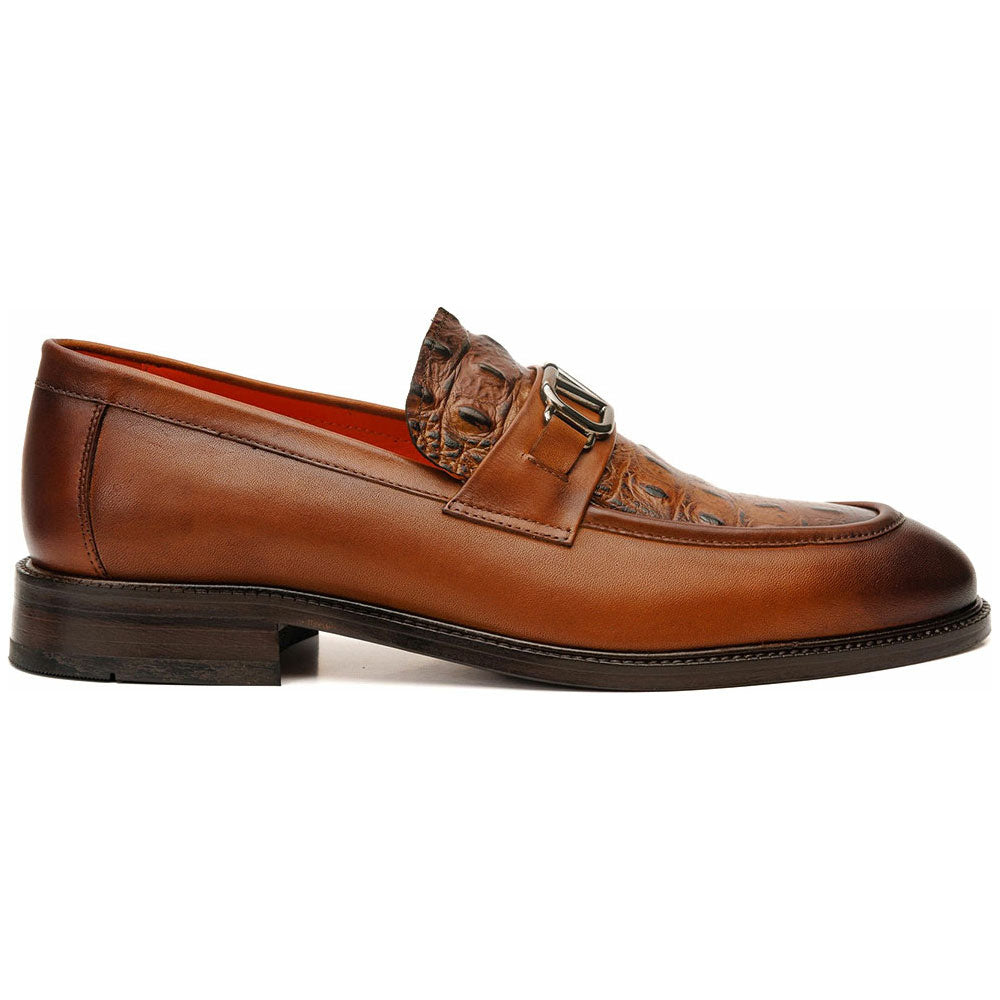 Vinci Leather Amsterdam Brown Bit Loafer (18563 T-1)