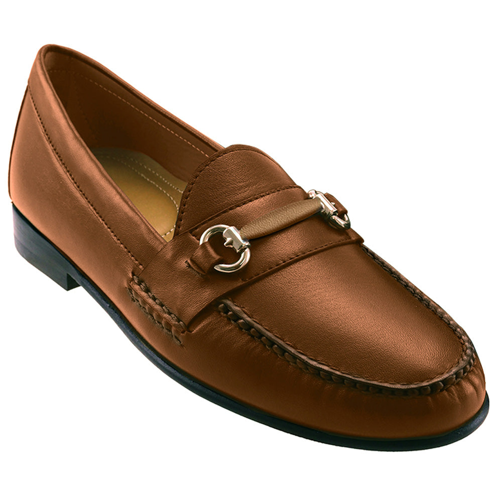 TB Phelps Preston Bridge Bit Loafers Pecan