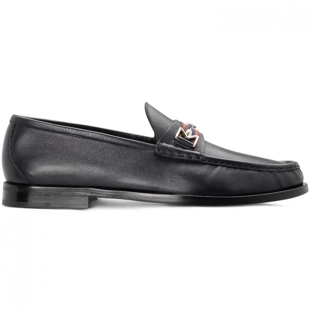 Moreschi 016532C Leather Loafers Blue Image