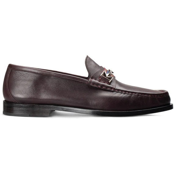 Moreschi 016497C Leather Loafers Burgundy Image