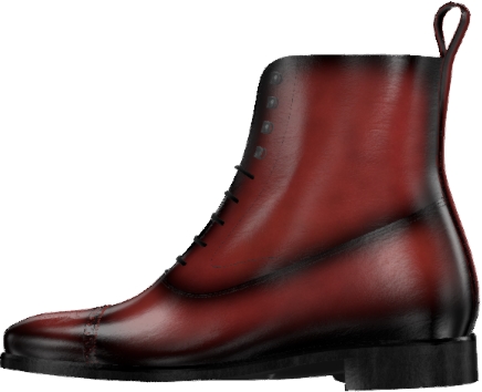 Balmoral Boot - Custom Burnishing Image