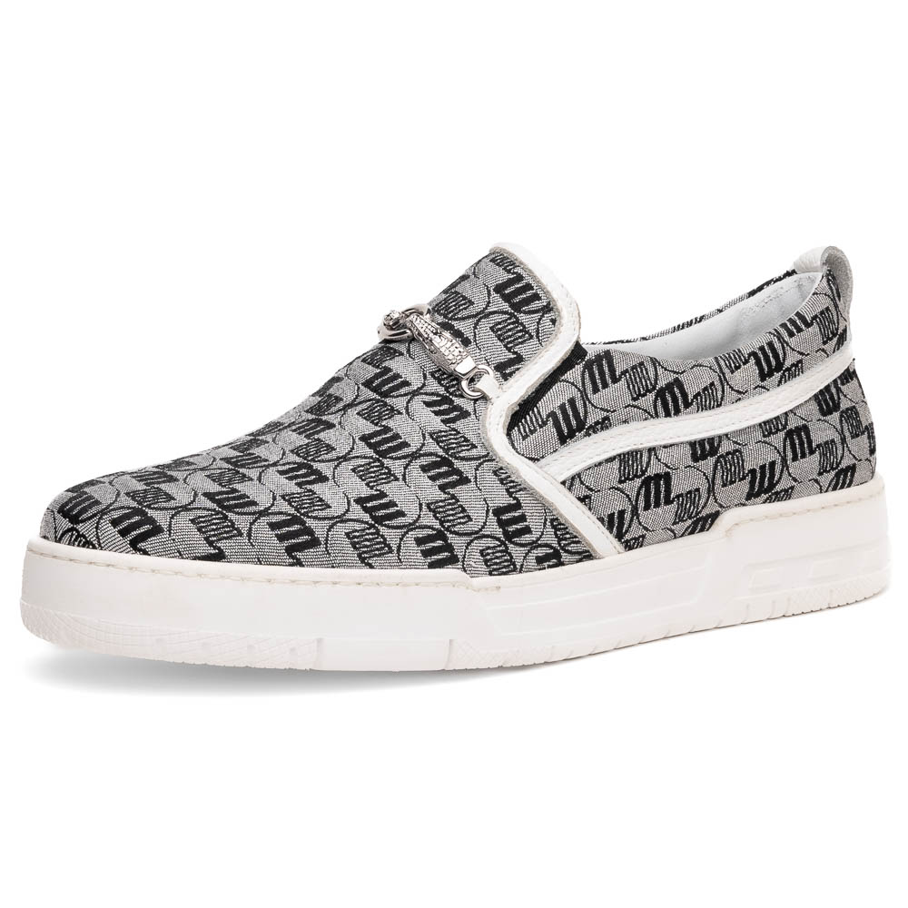 Mauri 8419/2 Posh Double M. Fabric & Time Sneaker Grey / White Image