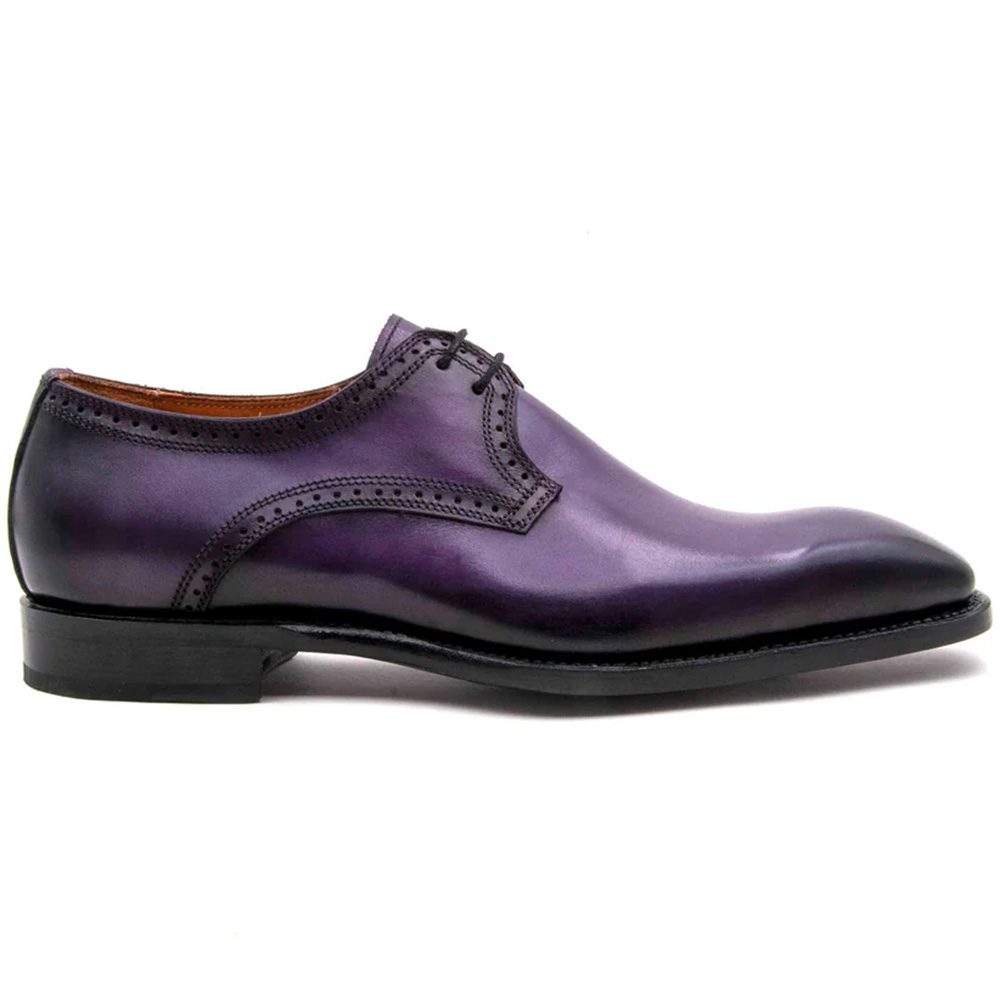 Ugo Vasare Scott Derby Brogue Shoes Purple Image