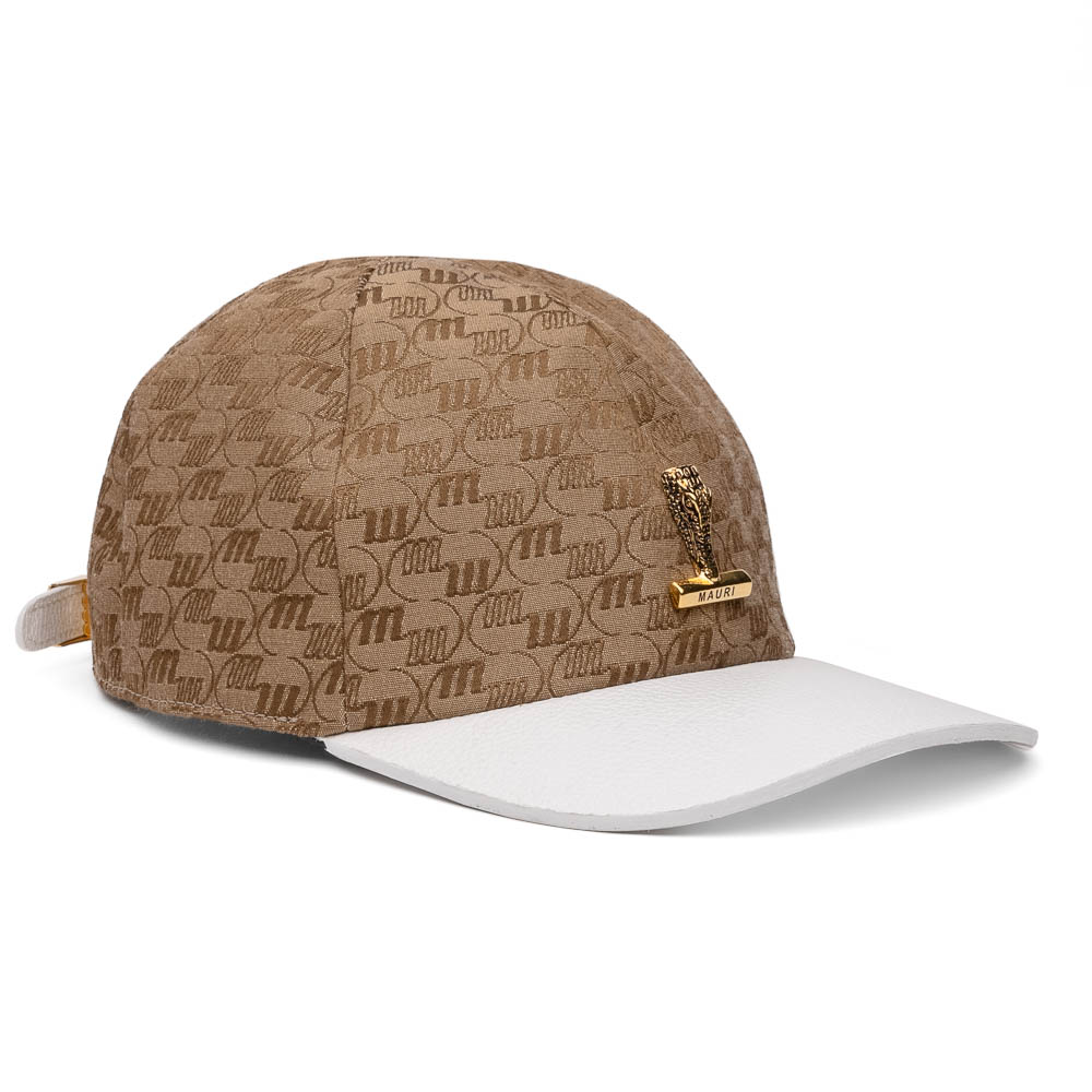 Mauri H65 Double M. Fabric & Time Hat White / Beige Image