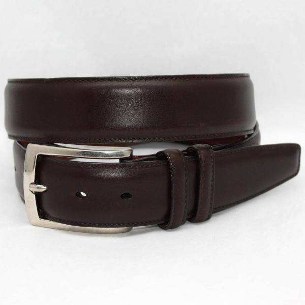 Torino Leather Italian Burnished Calf Belt - Brown Image