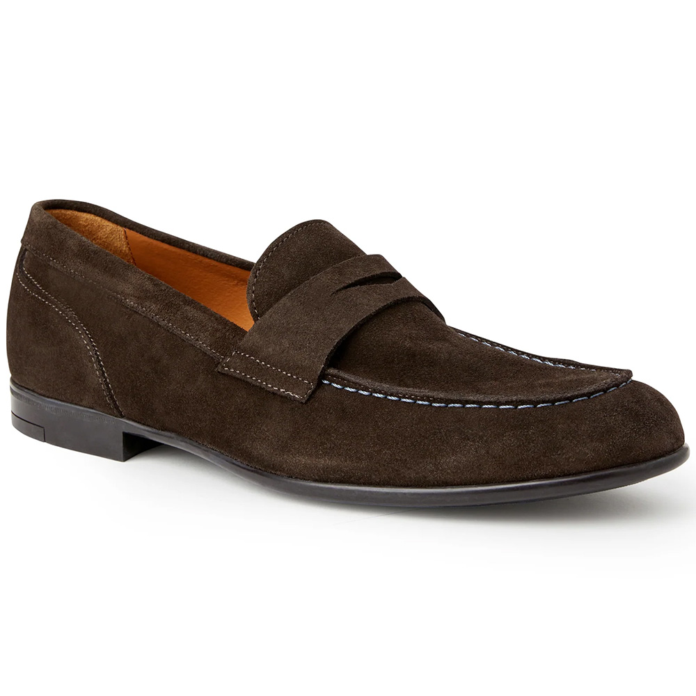 Bruno Magli Silas Suede Loafers Brown Image