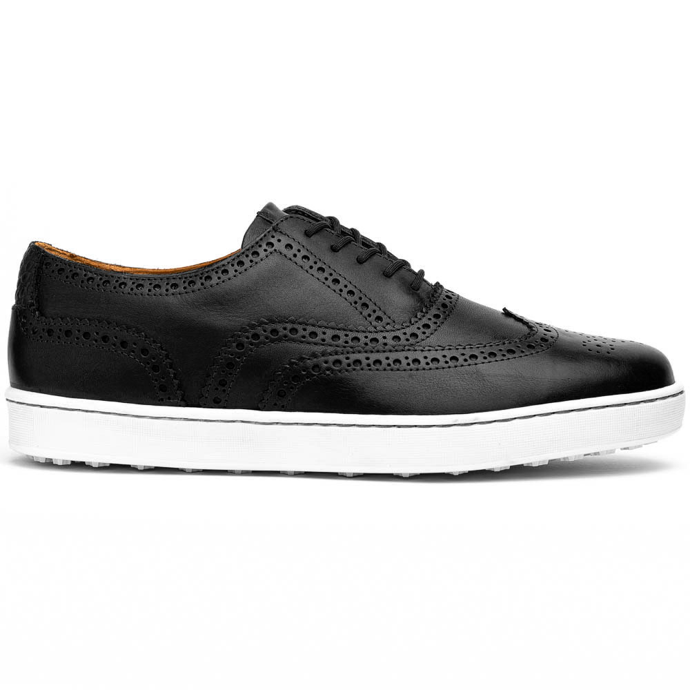 TB Phelps Clubhouse Wingtip Sneakers Black Image