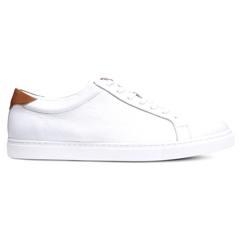 Allen Edmonds Courtside Leather Sneaker White (3580) Image