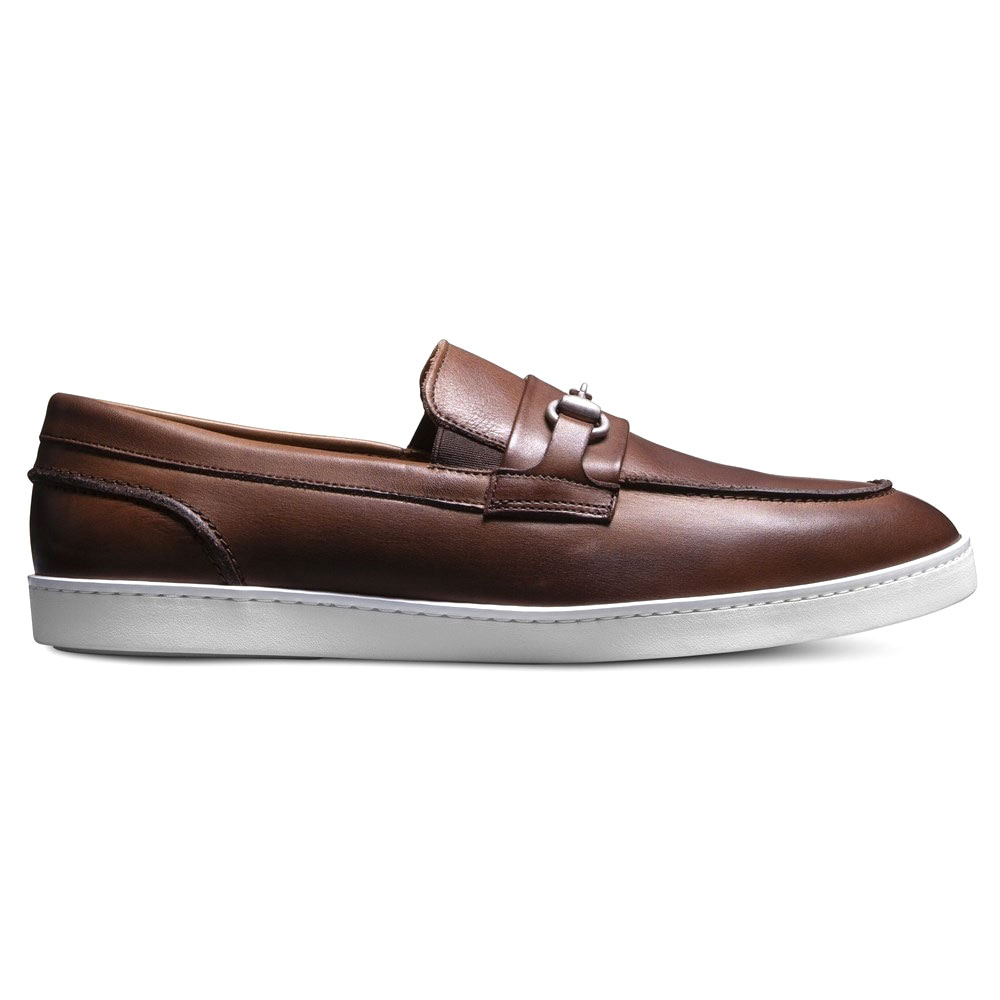Allen Edmonds Randolph Leather Bit Slip-on Sneaker Mahogany (6532) Image