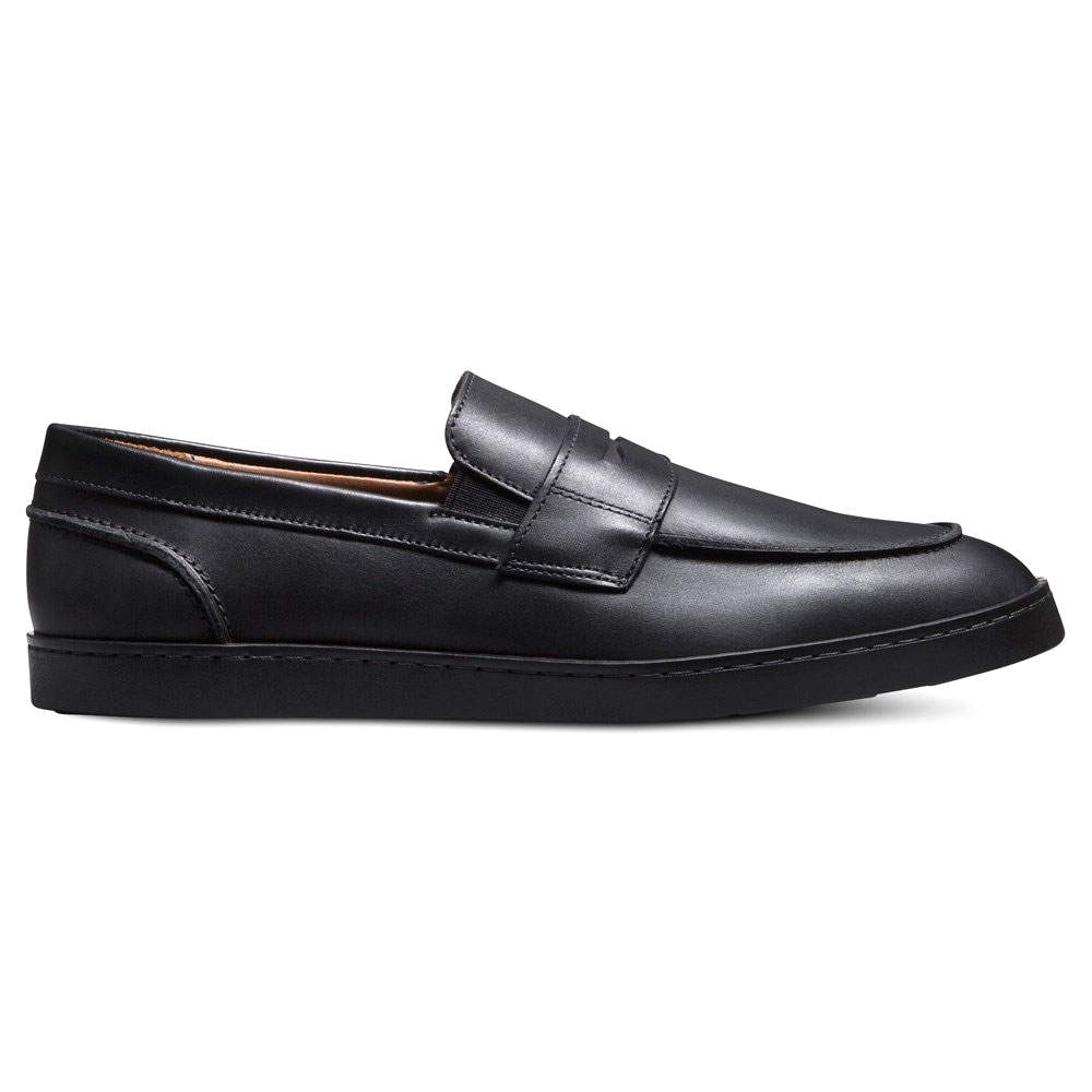 Allen Edmonds Leather Slip-on Sneaker Black Image