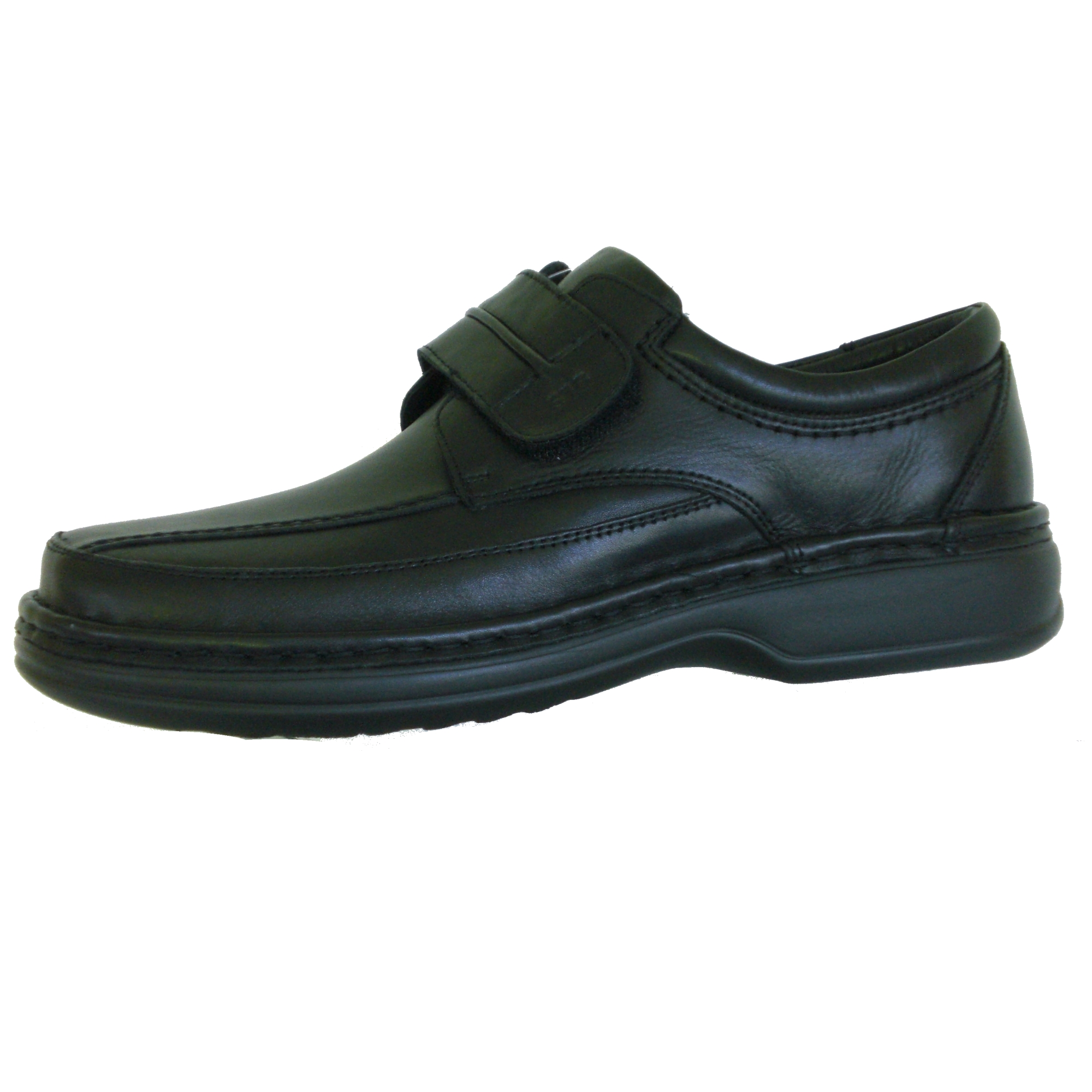 Ara Mens Velcro Comfort Slip On Black 17101-01 | MensDesignerShoe.com