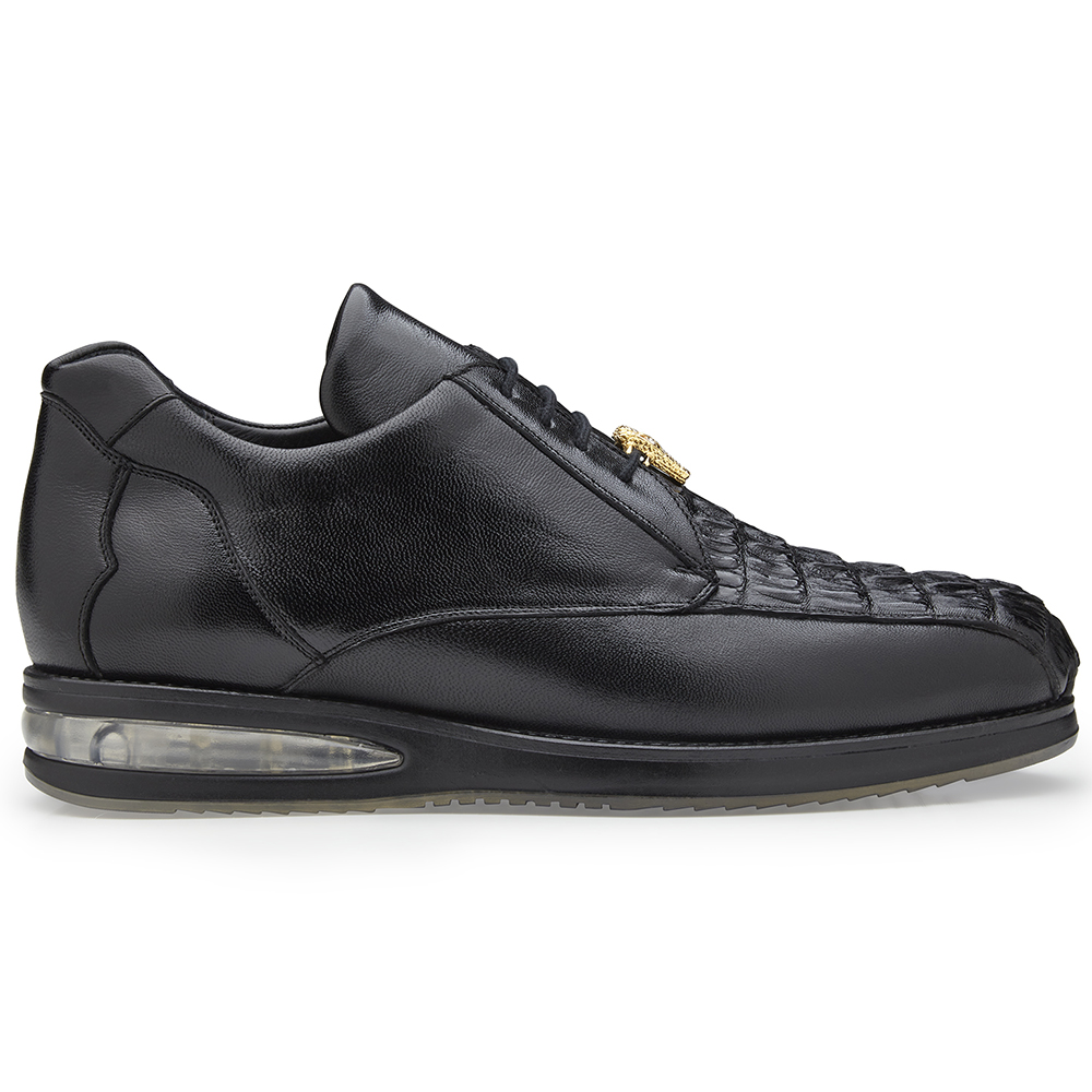 Belvedere Marcus Hornback Crocodile / Calfskin Sneakers Black Image