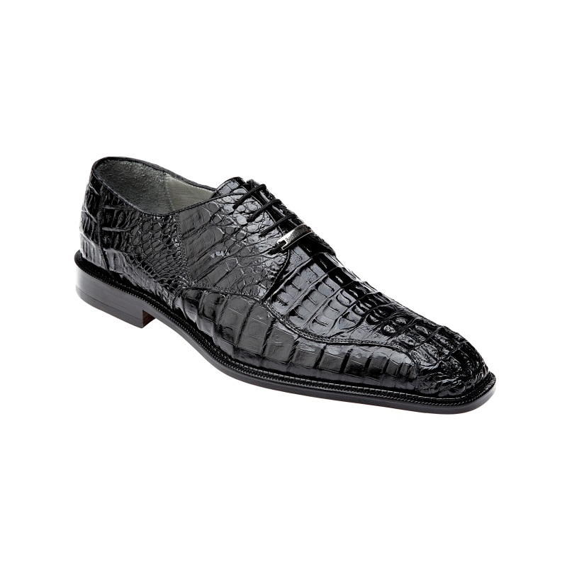 Belvedere Chapo Hornback Lace Up Shoes Black Image