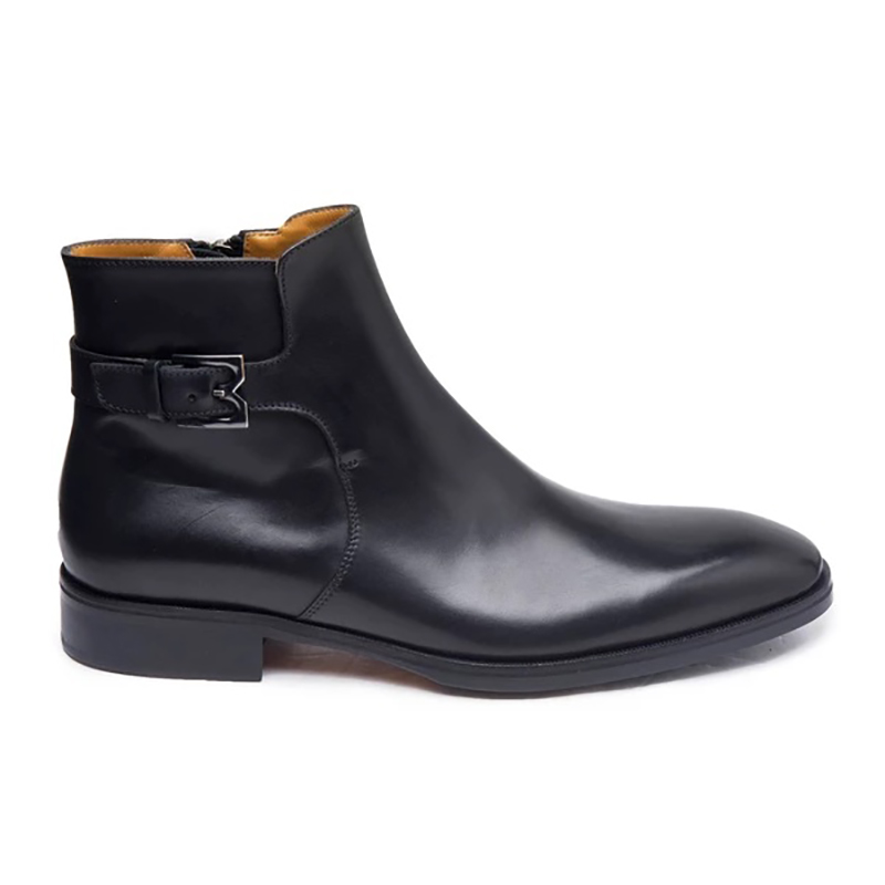 Bruno Magli Angiolini Leather Dress Boots Black | MensDesignerShoe.com