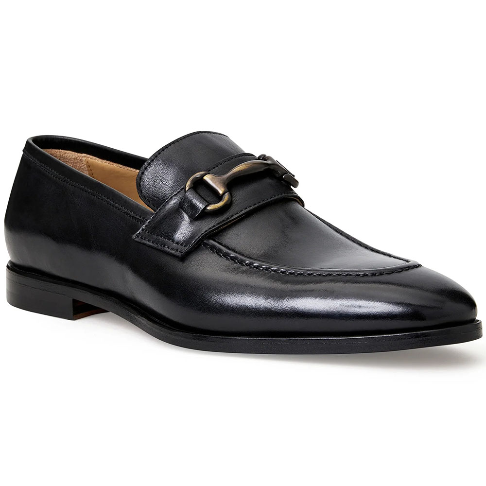 Bruno Magli Piero Leather Slip-on Loafers Black Image