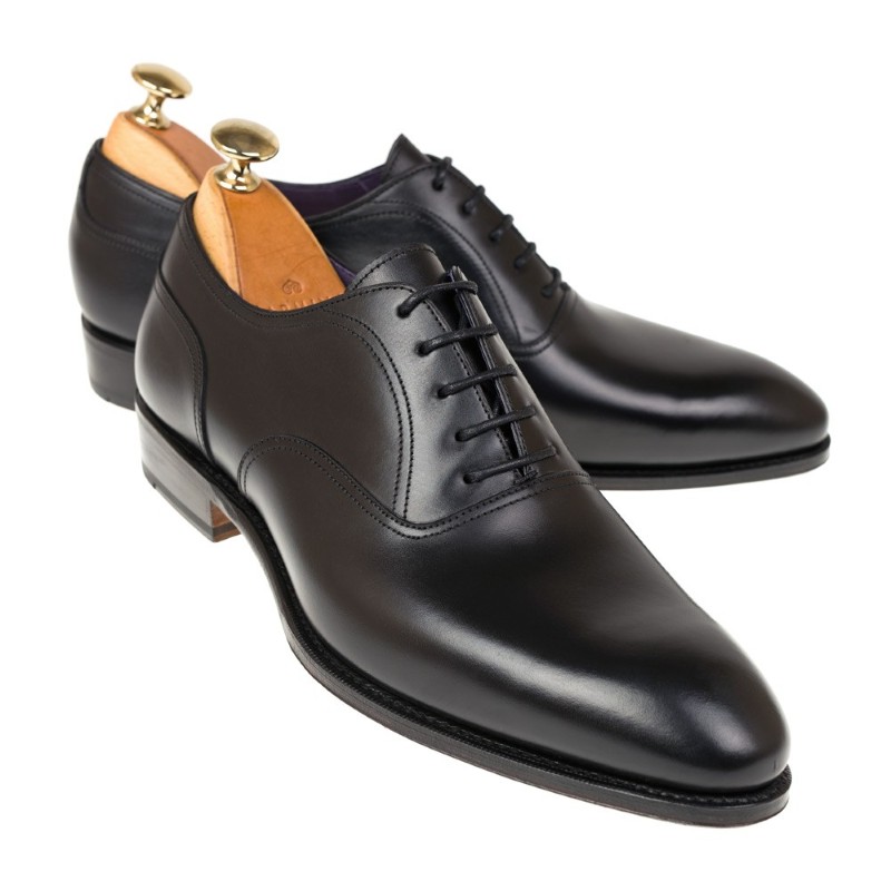 Carmina Dress Oxford Shoes 80282 Inca Black | MensDesignerShoe.com