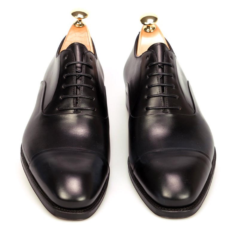 Carmina Oxford Shoes 80424 Rain Black | MensDesignerShoe.com