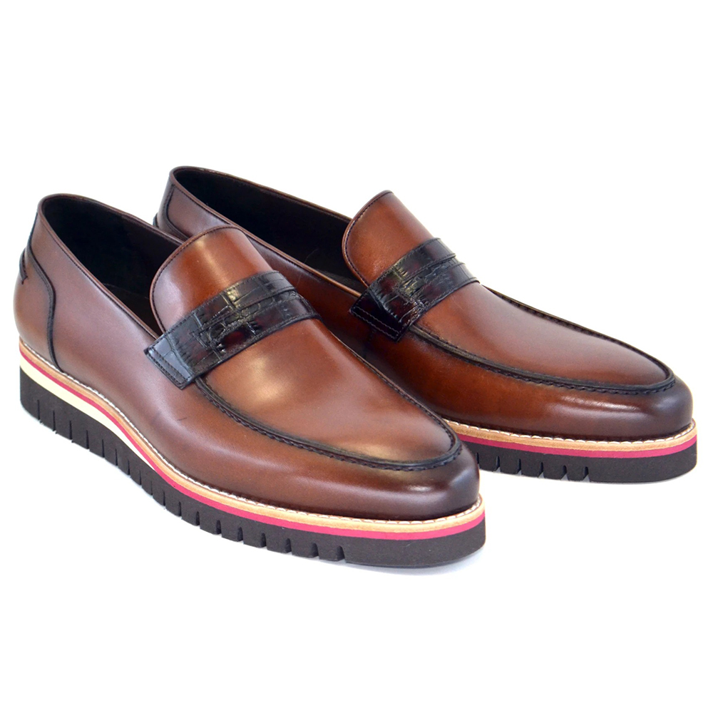 Corrente C207-5602 Fashion Loafers Brown Image
